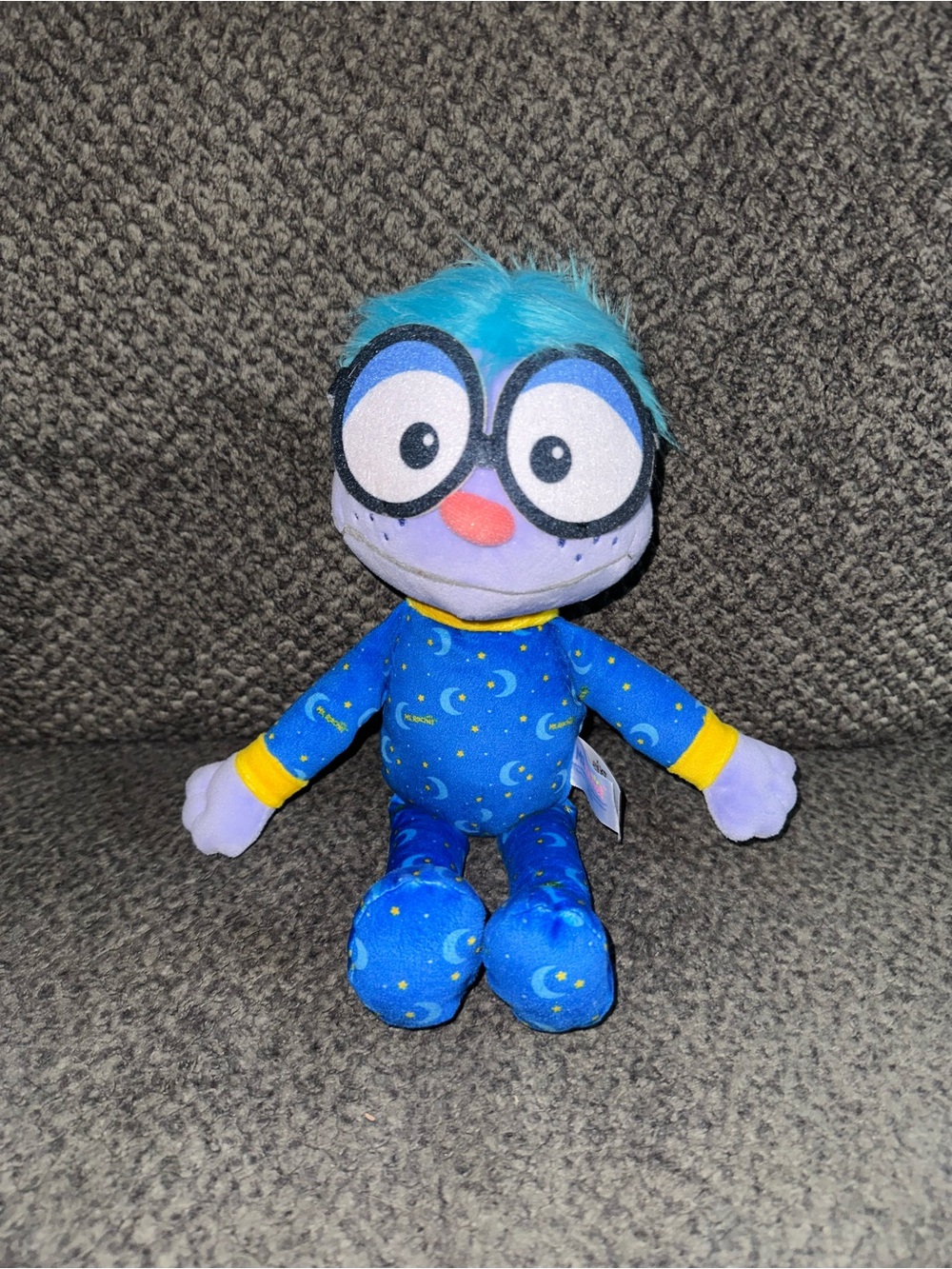 Gund Ms Rachel Goodnight Frankie Plush 11" Stuffed Doll In Blue Pajamas
